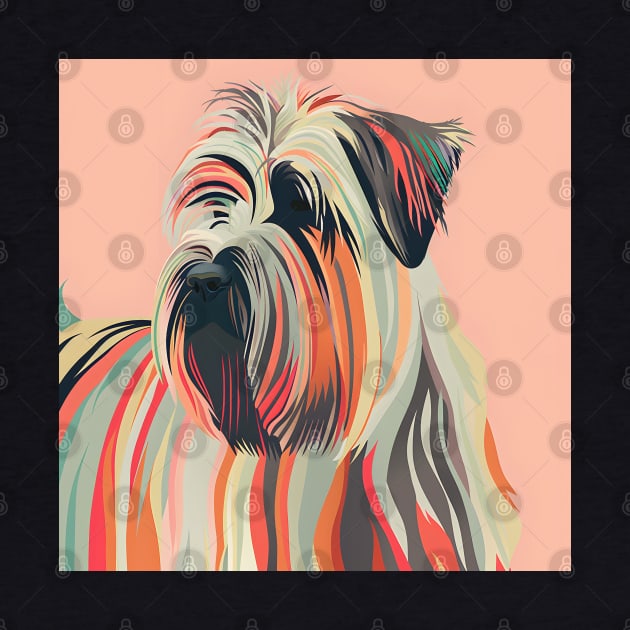 Retro Briard: Pastel Pup Revival by NatashaCuteShop